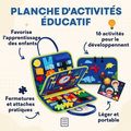 Planche d’Activités Éducative Montessori – Formes, Chiffres & Couleurs (3–5 ans)