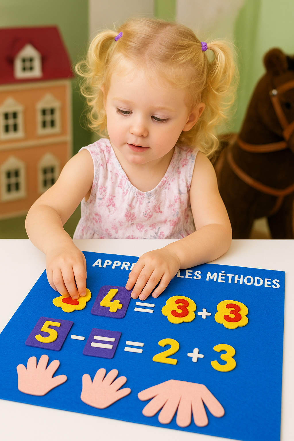 Tableau Magique des Chiffres Montessori – Apprendre à Compter & Calculer (3–6 ans)